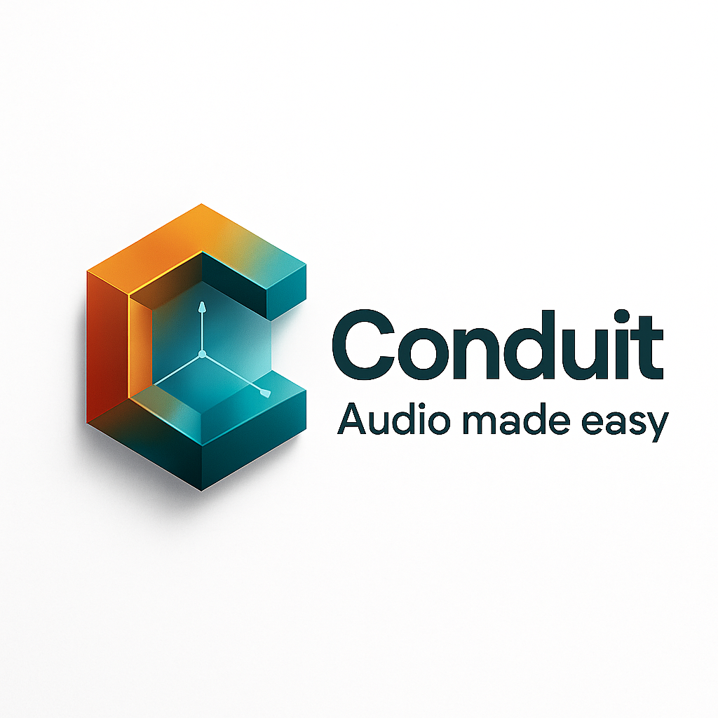 Conduit logo with tagline